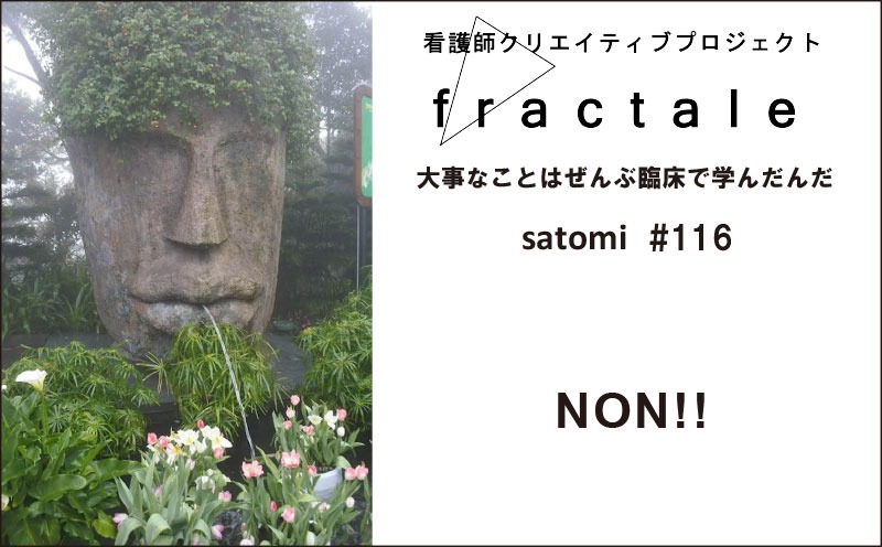 NON！！｜大事なことはぜんぶ臨床で学んだんだ｜satomi｜＃116