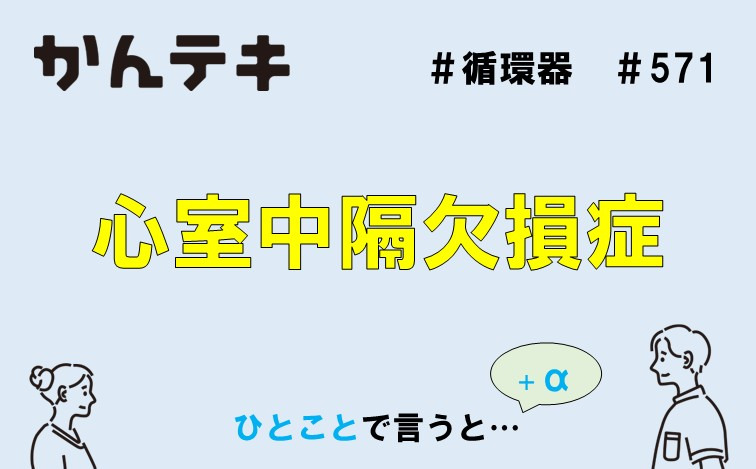 ひとことで言うと… #571｜心室中隔欠損症