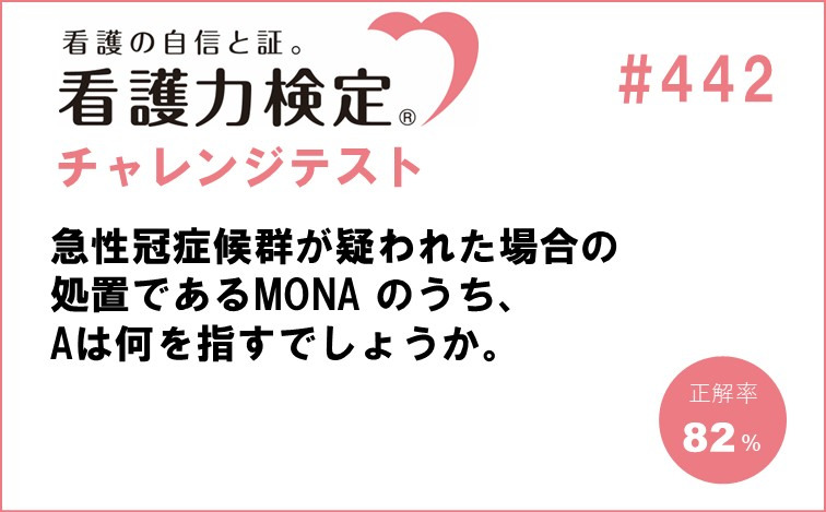 看護力検定チャレンジテスト｜#442