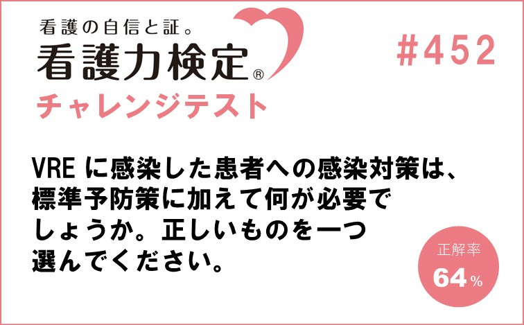 看護力検定チャレンジテスト｜#452
