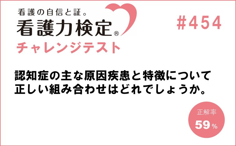 看護力検定チャレンジテスト｜#454