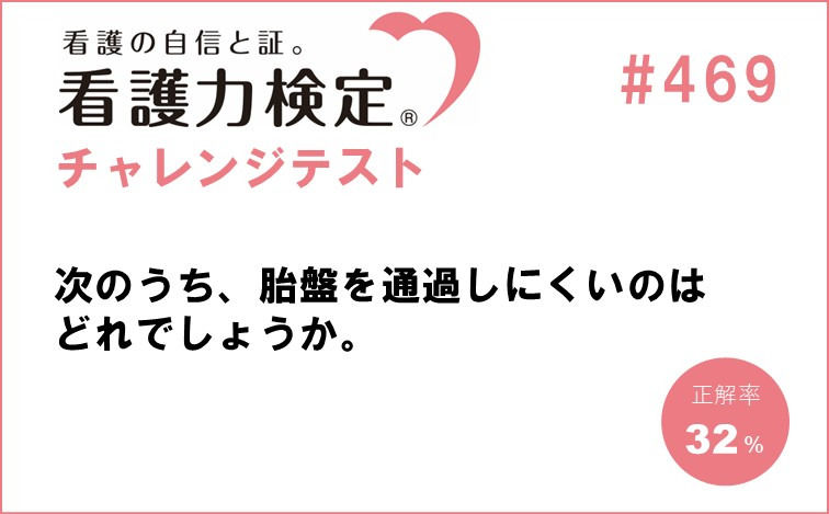 看護力検定チャレンジテスト｜#469