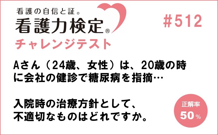 看護力検定チャレンジテスト｜#512
