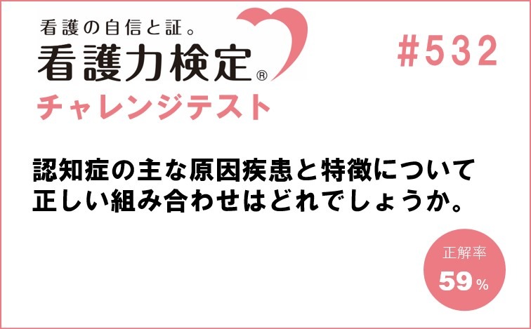 看護力検定チャレンジテスト｜#532